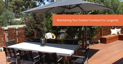 Maintaining Your Outdoor Furniture For Longevity