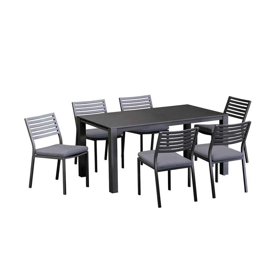 Vernon 160 cm Table Coda Chair Outdoor Dining Setting