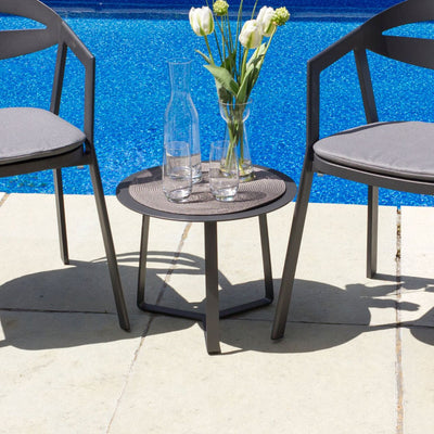Apollo Outdoor Aluminium Round Side Table 57 cm