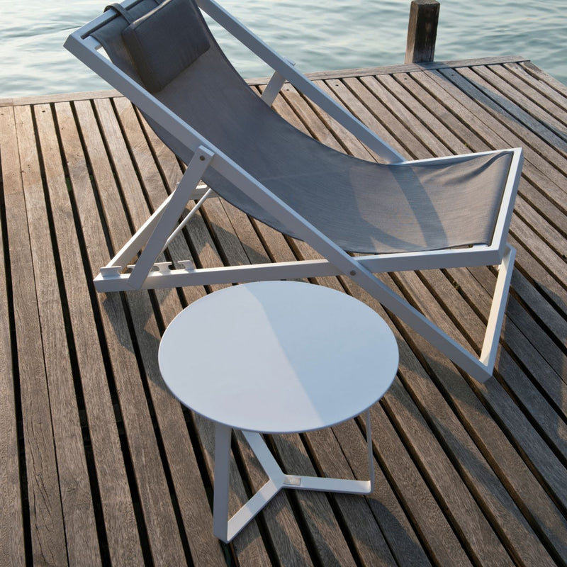 Apollo Outdoor Aluminium Round Side Table 57 cm