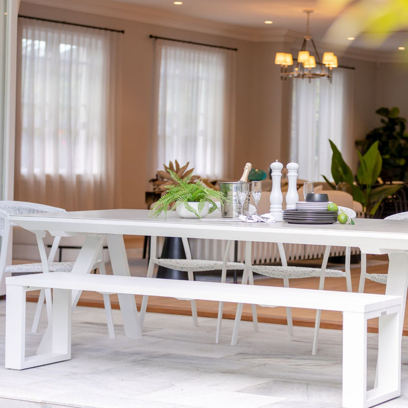 Fermo Outdoor Aluminium Bench 200 cm