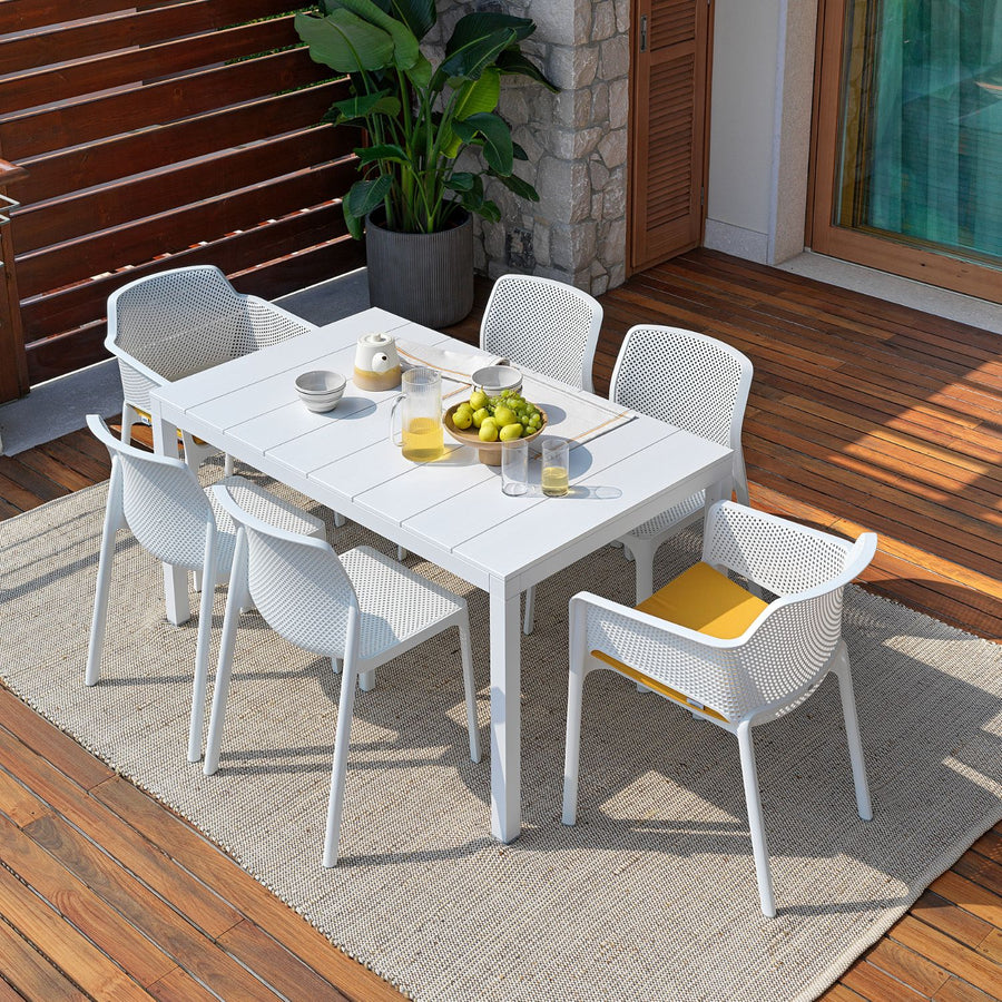 Nardi Rio Outdoor Aluminium Extension Dining Table 140/210 cm