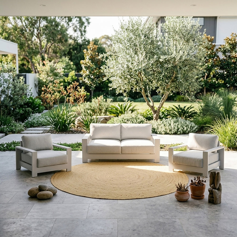 Skyline 4 Seater Outdoor Aluminium Lounge Setting