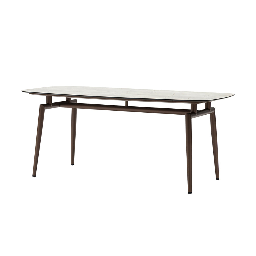 Adeline Aluminium Outdoor Dining Table 180 cm