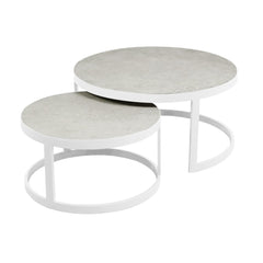 Ancona Aluminium Round Coffe Table
