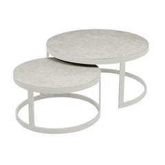 Ancona Aluminium Round Coffe Table