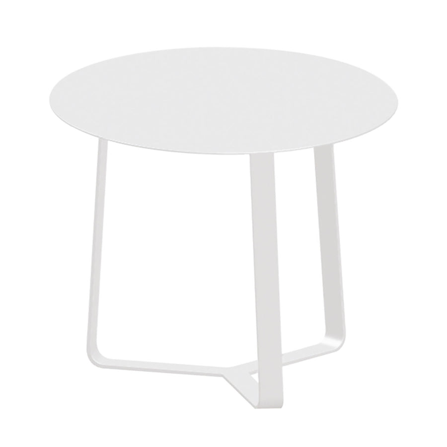 57 cm white round aluminium &