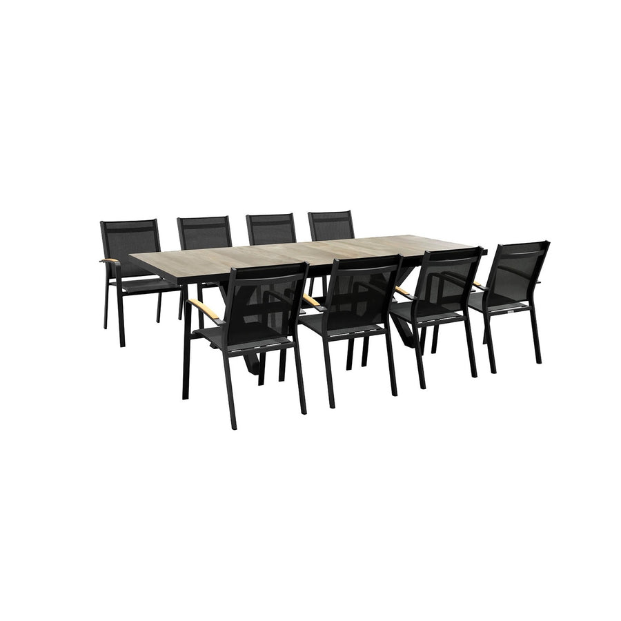 Clifton Table Cosmo Chair Outdoor Dining Setting