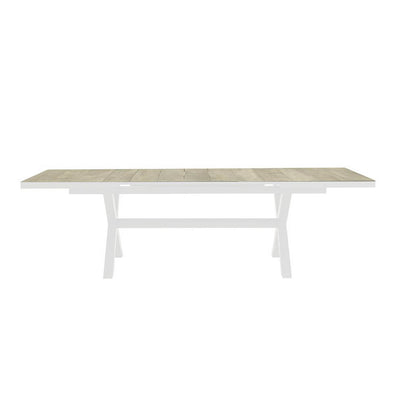 Clifton Outdoor Ceramic Extension Dining Table 201/261 cm