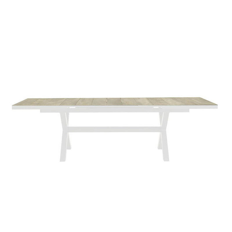 Clifton Outdoor Ceramic Extension Dining Table 201/261 cm