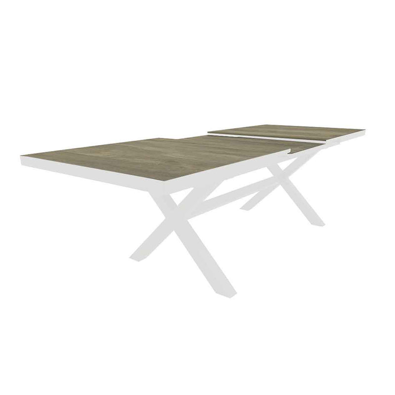 Clifton Outdoor Ceramic Extension Dining Table 201/261 cm