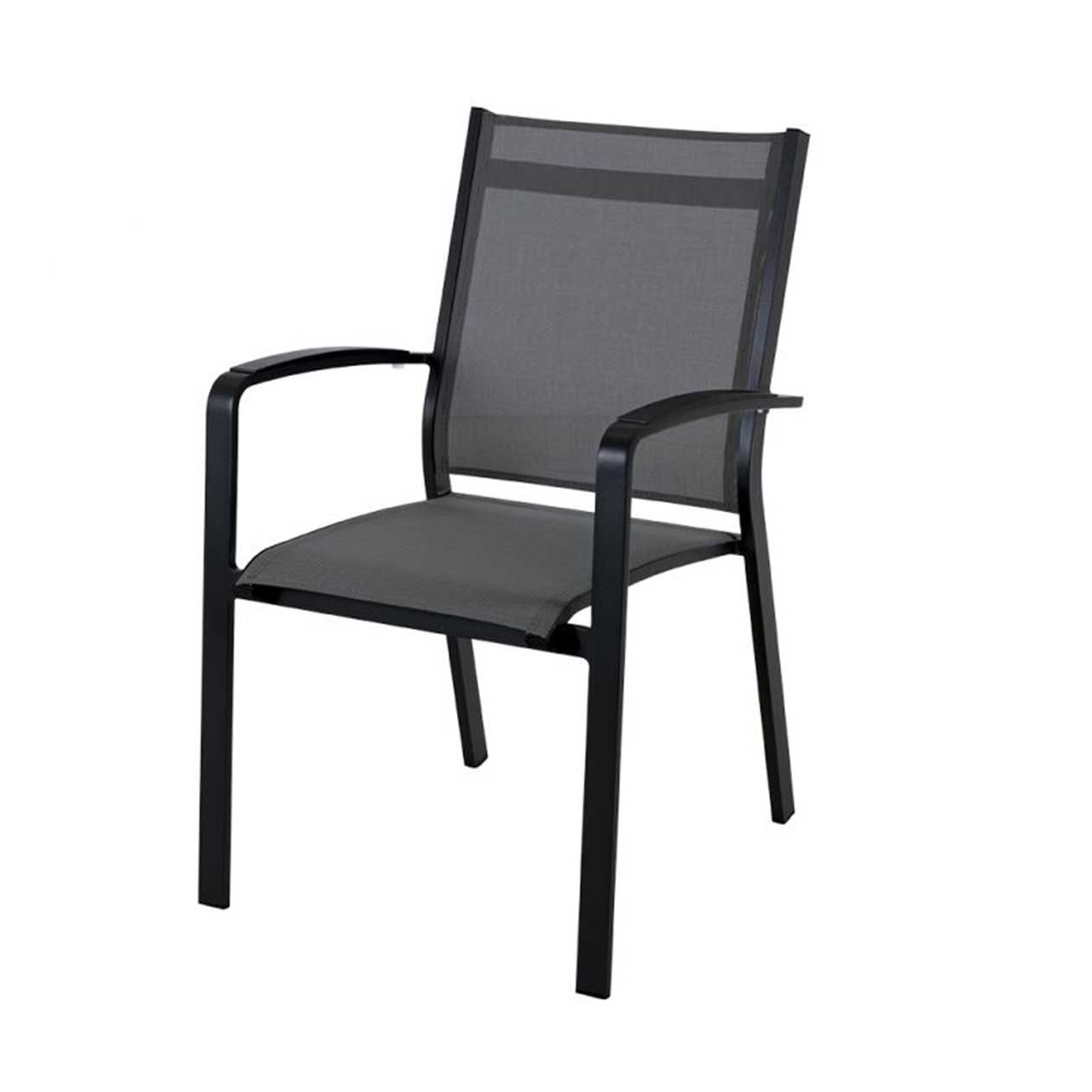 Black aluminium outdoor hotsell chairs