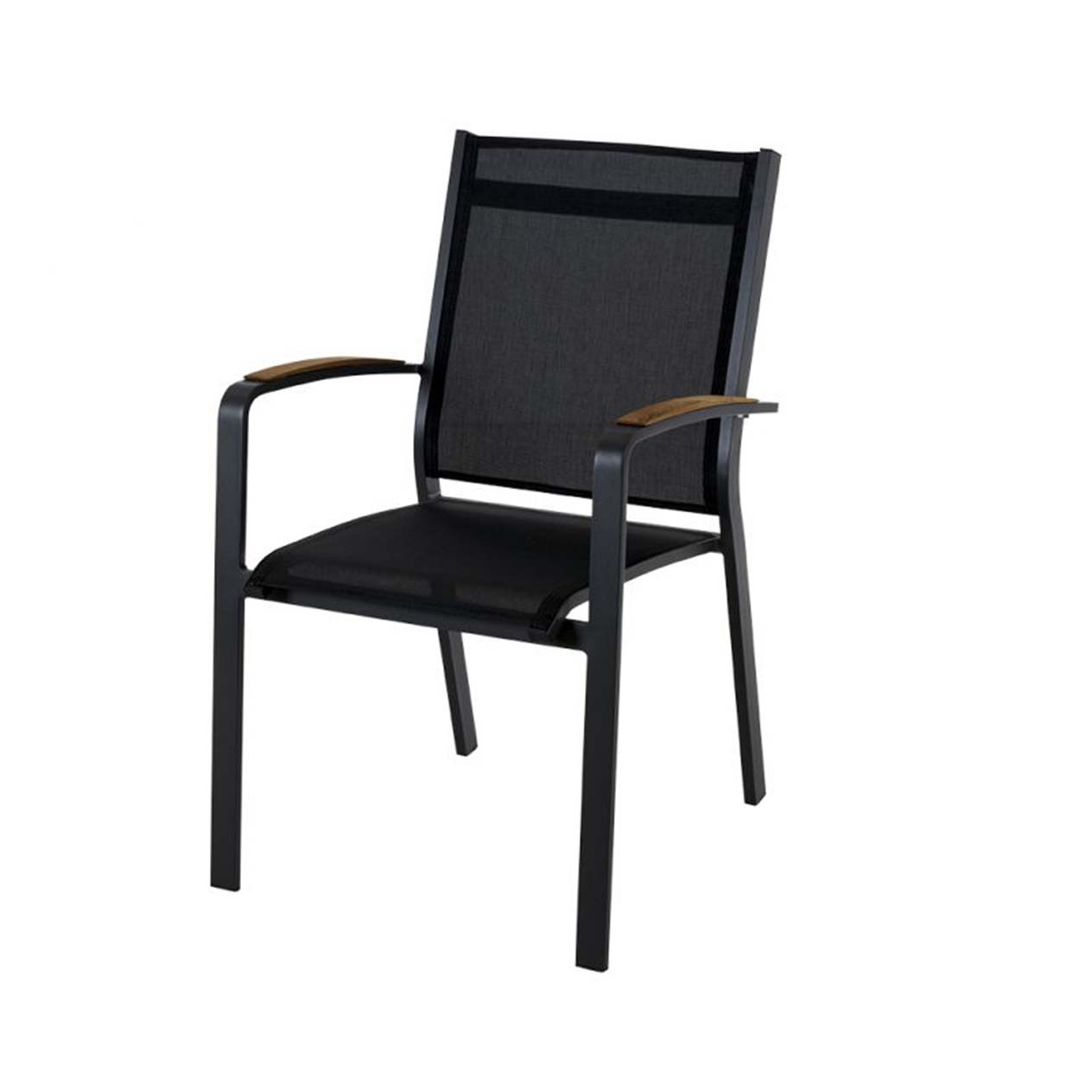 Black aluminium outdoor hotsell chairs