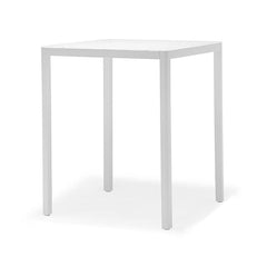 Ella Outdoor Aluminium Square Bar Table with Ceramic Glass Top 90 cm
