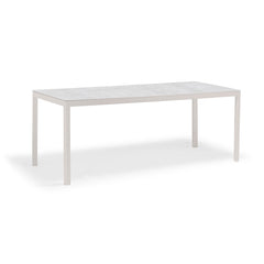 Ella Outdoor Aluminium Dining Table with Ceramic Glass Top 180 cm