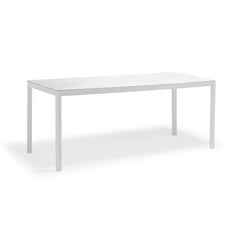 Ella Outdoor Aluminium Dining Table with Ceramic Glass Top 180 cm