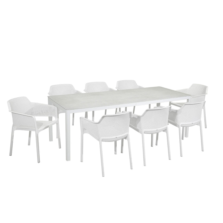 Ella Table Net Chair Outdoor Dining Setting