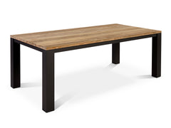 Exeter Outdoor Recycled Teak Dining Table 160 cm