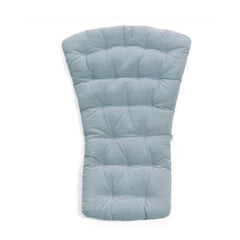 Light-blue UV-stabilized 'Nardi Folio' outdoor chair cushion displayed on a plain white background.