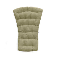 Khaki-green UV-stabilized 'Nardi Folio' outdoor chair cushion displayed on a plain white background.