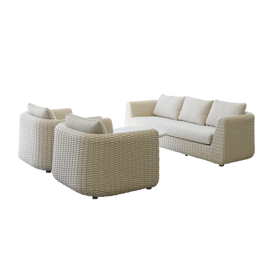 Lichfield 5 Seater Wicker Outdoor Lounge