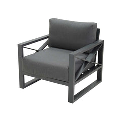 Linear Outdoor Aluminium Armchair