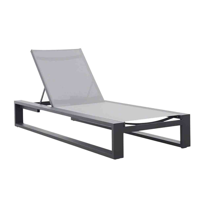 Linear Outdoor Aluminium Sunlounger