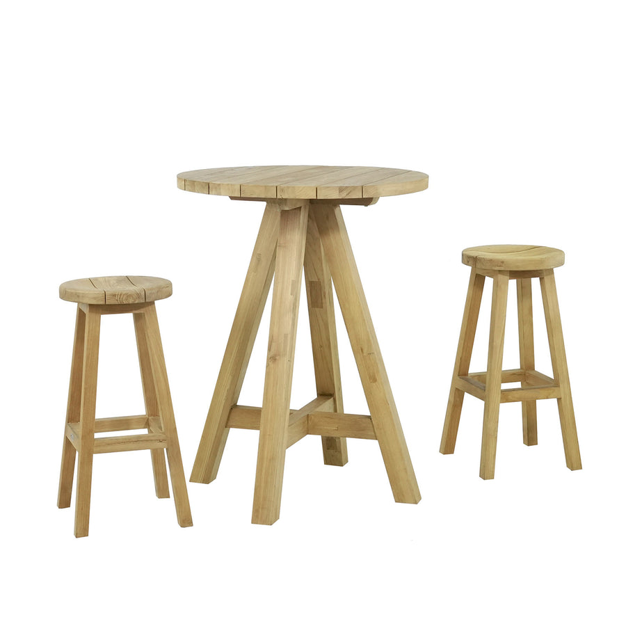 Milo Table Cara Stool Outdoor Bar Setting