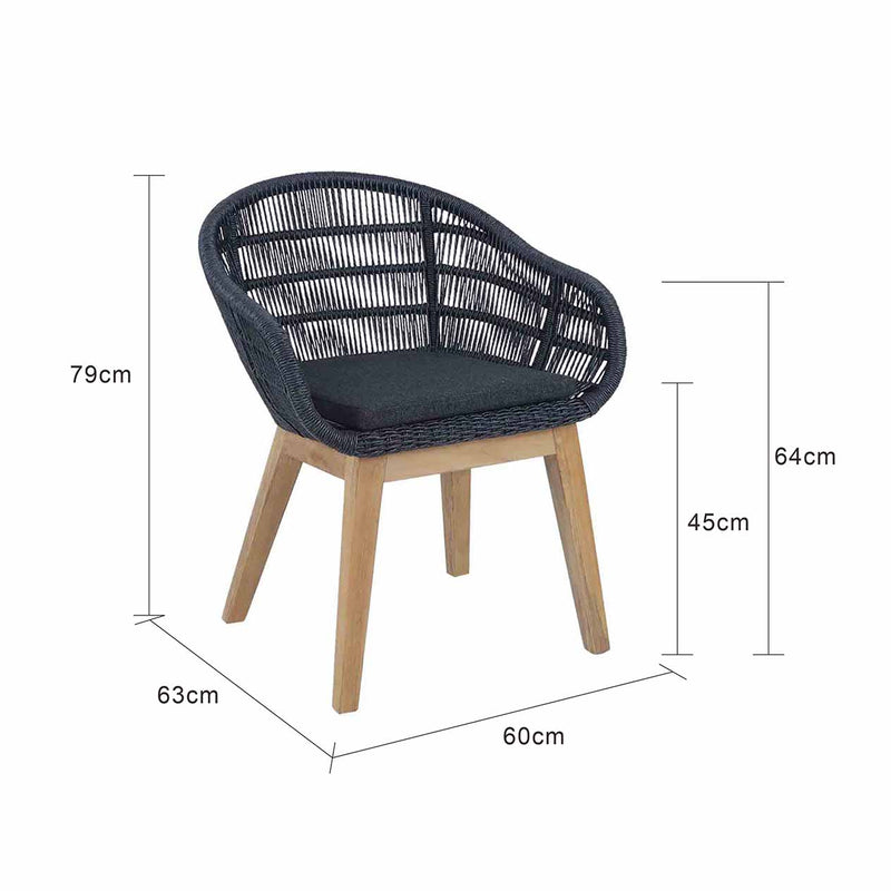 Monsoon Outdoor Wicker Dining Chair