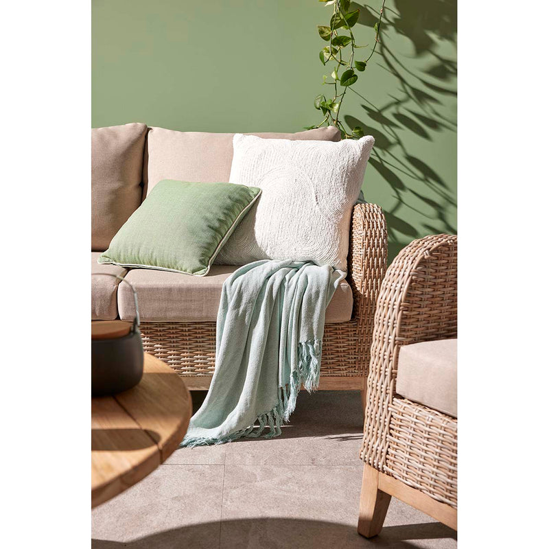 Noosa 3 Seater Outdoor Wicker Lounge