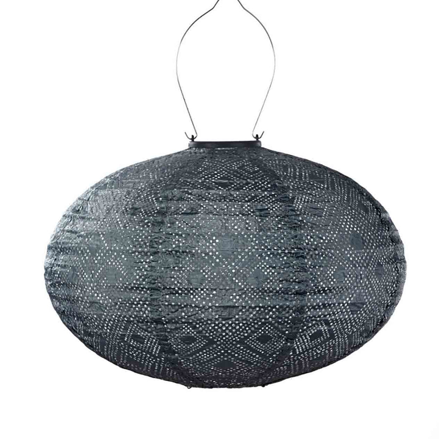 Black oval-shaped &