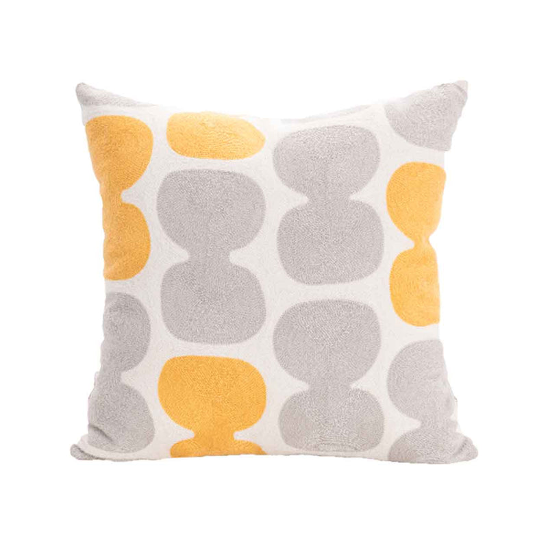 Citron Spot Outdoor Cushion Scatter, 45x45cm, adding vibrant colour to outdoor furniture