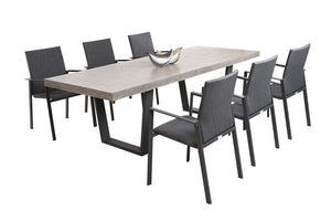 Zen Table Eden Chair Outdoor Dining Setting