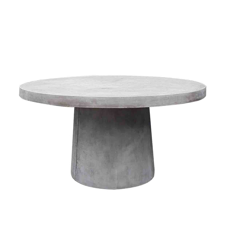 Zen Outdoor Concrete Round Dining Table 150 cm