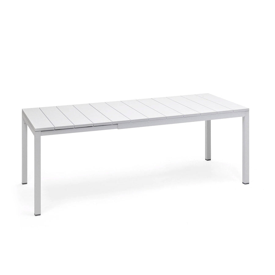 White 140/210 cm sleek aluminium Nardi &
