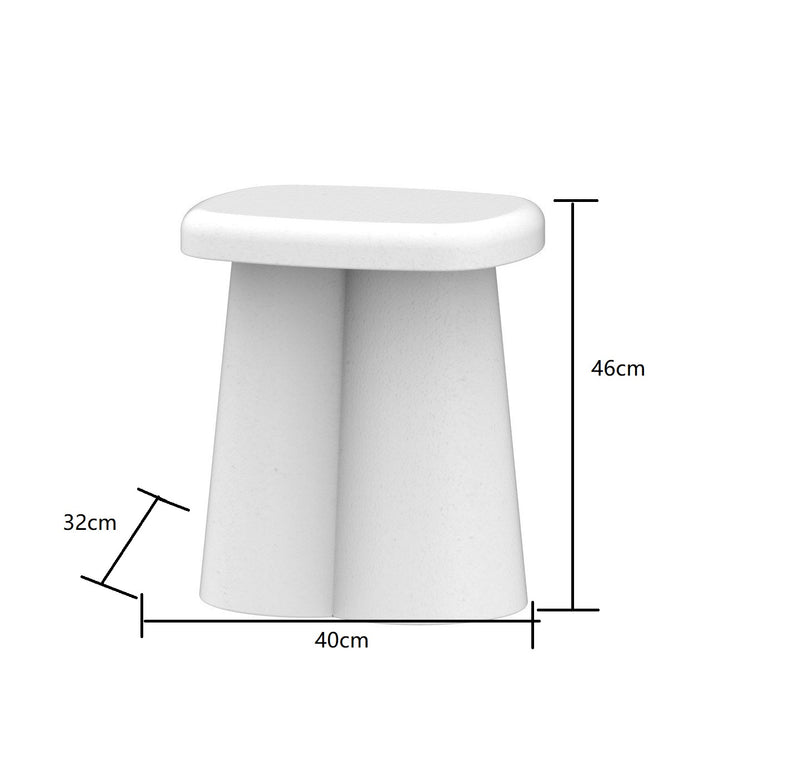 Bristol Outdoor Concrete Square Stool