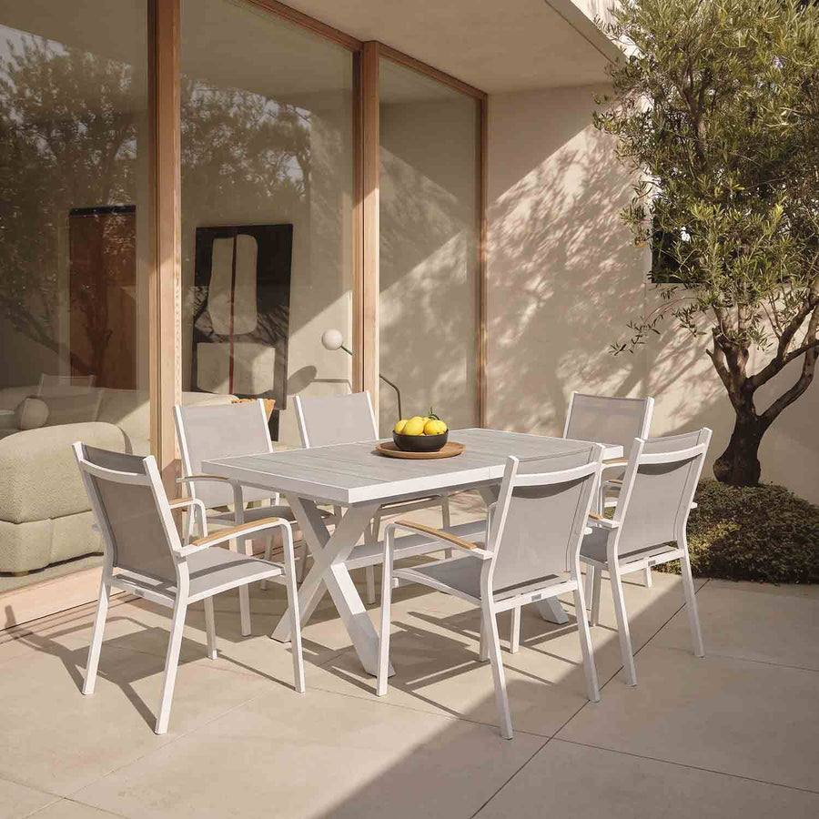 Clifton Table Cosmo Chair Outdoor Dining Setting