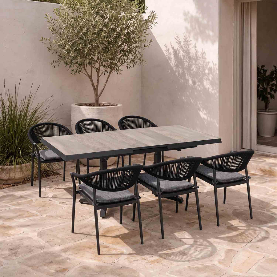 Clifton Pop Up Table Windsor Chair Outdoor Dining Setting