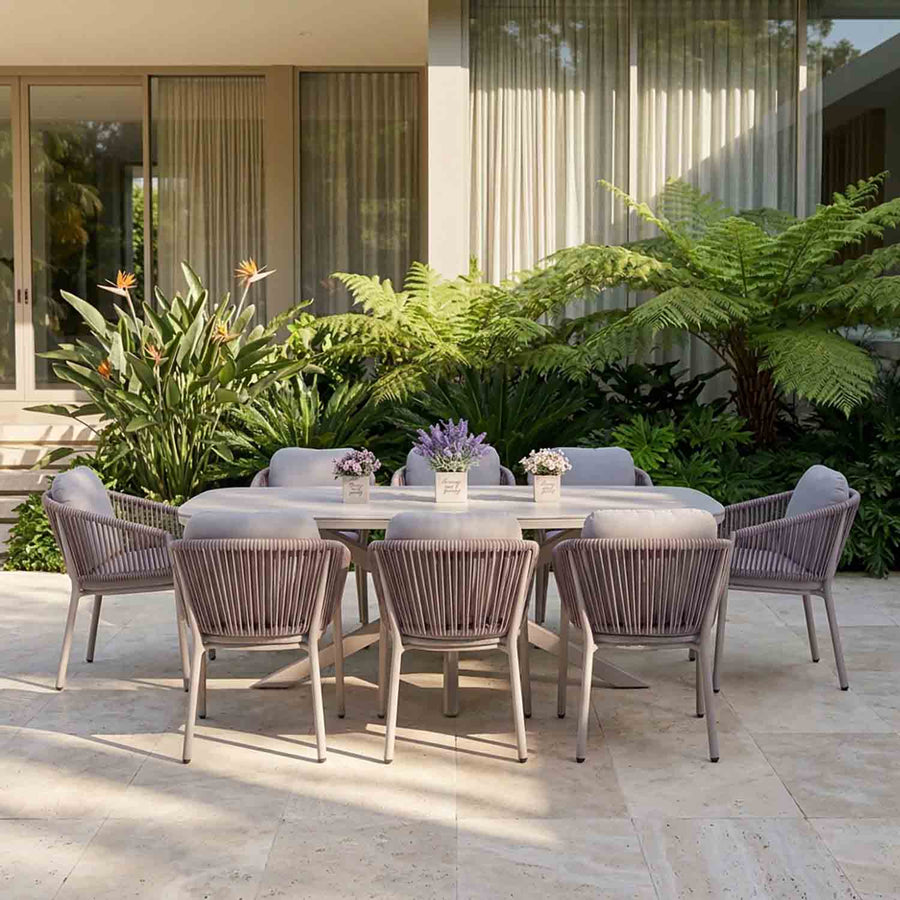Doncaster Table Doncaster Chair Outdoor Dining Setting