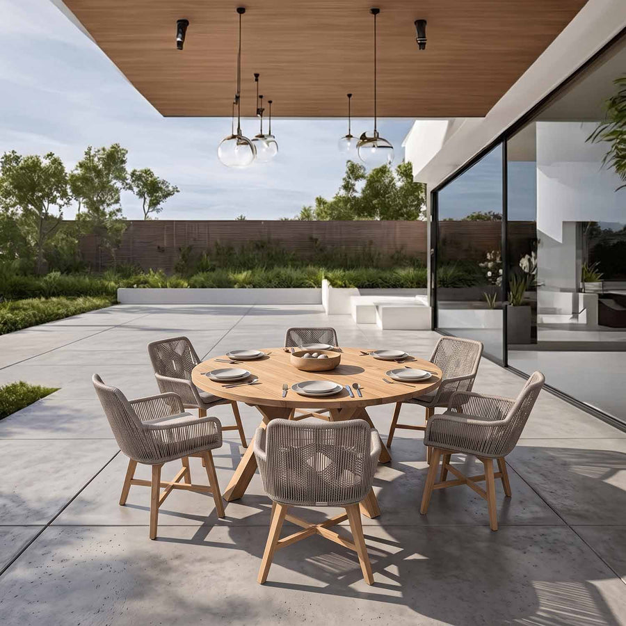 Grace Table Armenia Chair Dining Setting