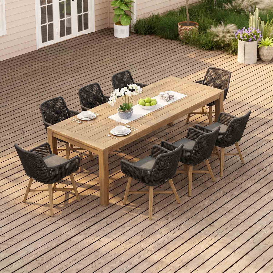 Polly 300 cm Table Armenia Chair Outdoor Dining Setting