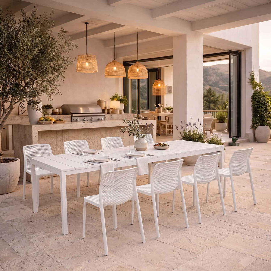Nardi Rio Table Bit Chair Outdoor Dining Setting
