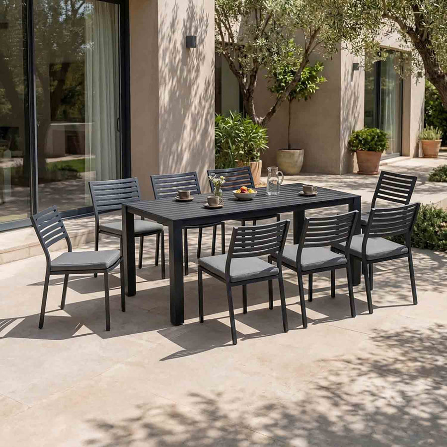 Vernon 180 cm Table Coda Chair Outdoor Dining Setting