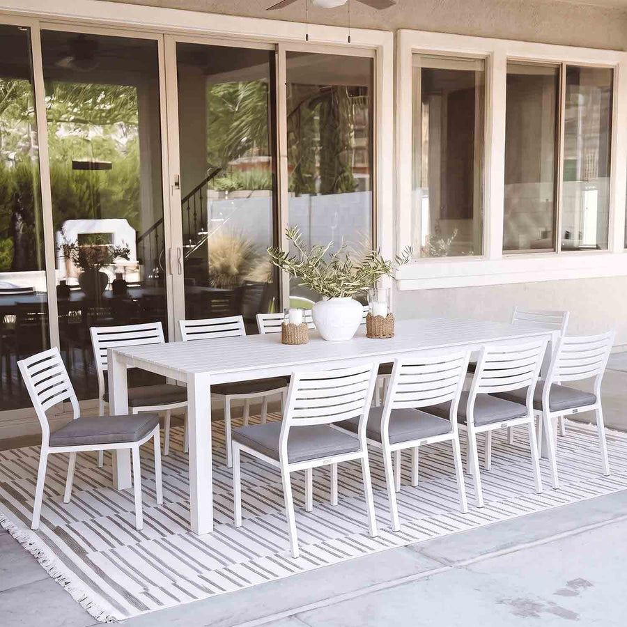 Vernon 270 cm Table Coda Chair Outdoor Dining Setting