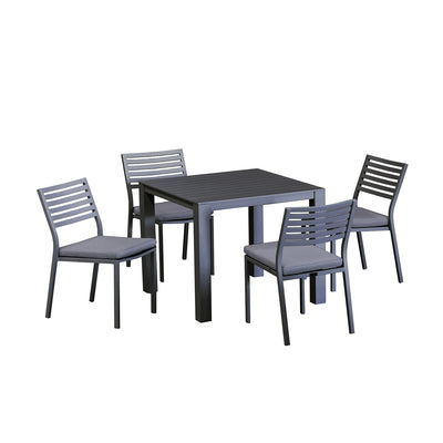 Vernon 90 cm Table Coda Chair Outdoor Dining Setting