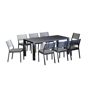 Vernon 180 cm Table Coda Chair Outdoor Dining Setting