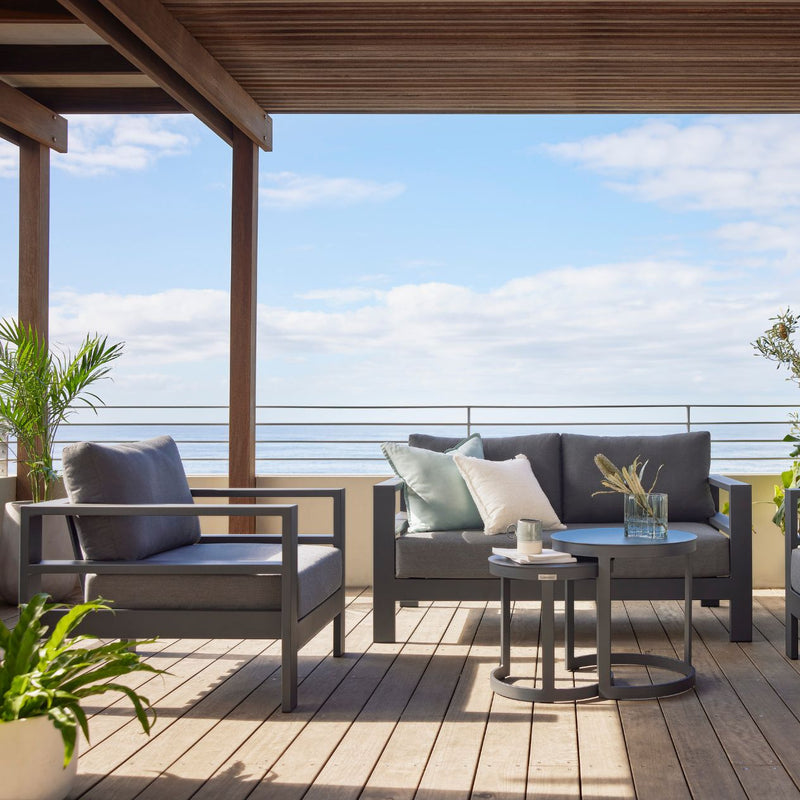 Albury 4 Seater Outdoor Aluminium Lounge