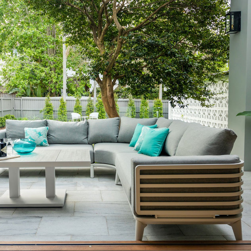 Alora 5 Seater Outdoor Aluminium Modular Lounge