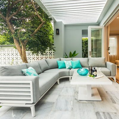 Alora 5 Seater Outdoor Aluminium Modular Lounge