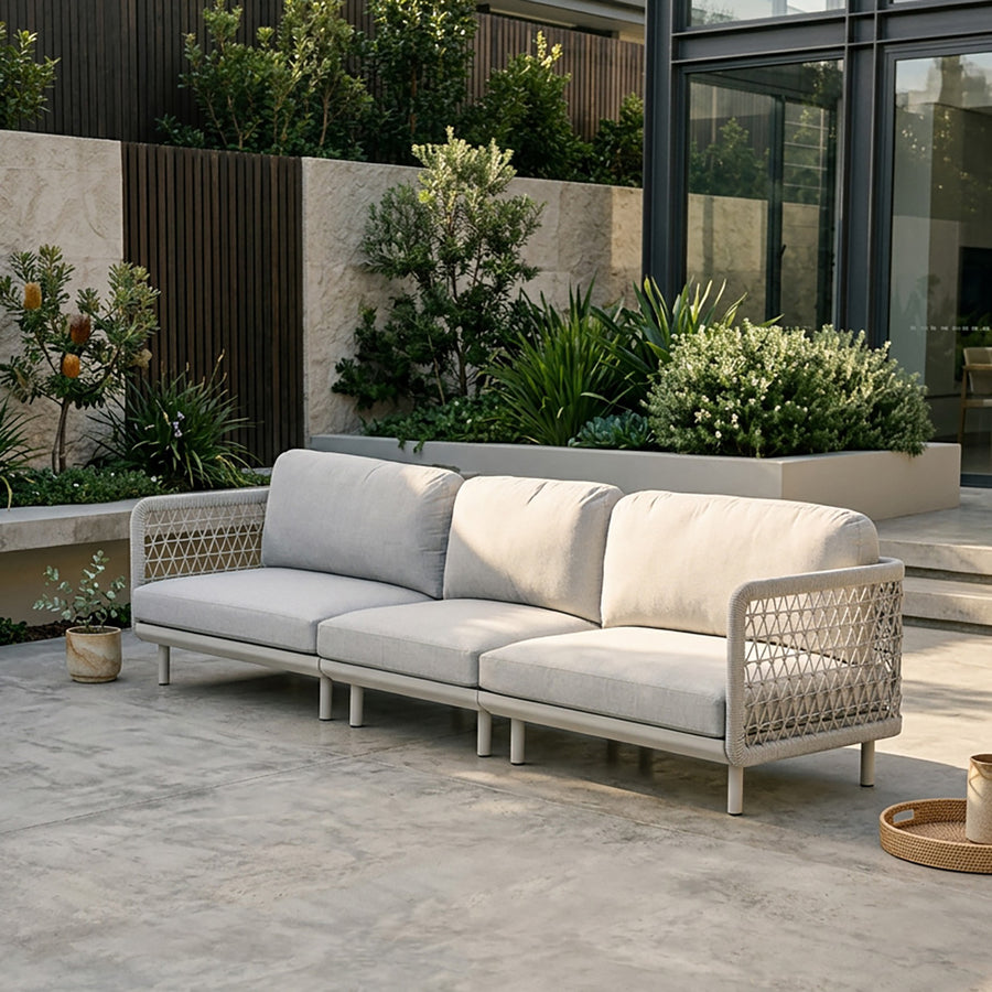 Colwood 3 Seater Outdoor Rope Lounge